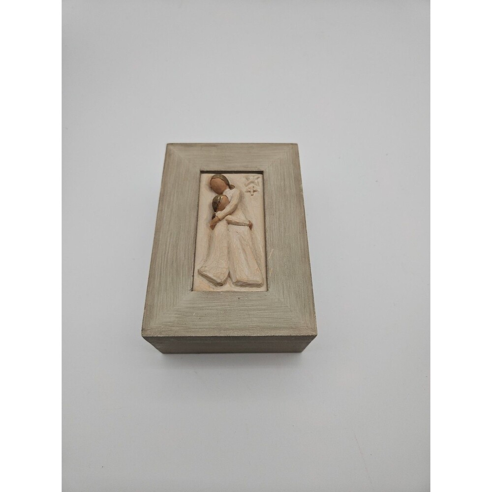 Willow Tree Mother & Daughter Hugging with Birds Jewelry Keepsake Memory Box